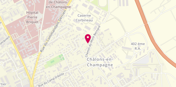 Plan de BAJRAKTARI Enver, 11 Chemin Mont Bernard, 51000 Châlons-en-Champagne
