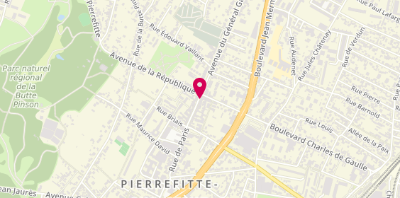 Plan de Bmd, 70 Rue de Paris, 93380 Pierrefitte-sur-Seine