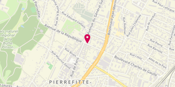 Plan de Azat Batiment, 5 Boulevard Charles de Gaulle, 93380 Pierrefitte-sur-Seine