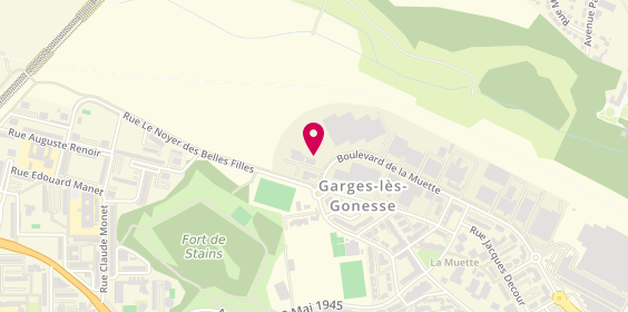 Plan de Smtp, 3-7 Boulevard de la Muette, 95140 Garges-lès-Gonesse