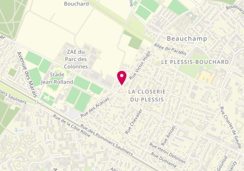 Plan de Nicolas Daniel, 6 Rue Victor Hugo, 95130 Le Plessis-Bouchard