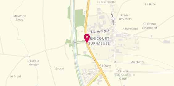 Plan de SARL Palazzo, Route de Belfort, 55320 Génicourt-sur-Meuse