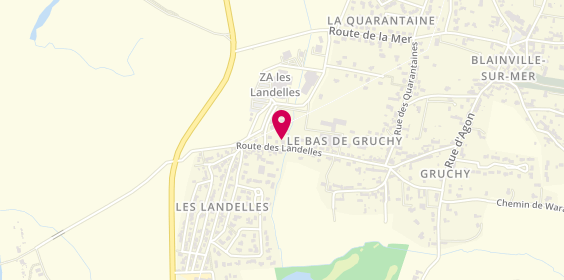Plan de Danton-Charton, Route des Landelles, 50560 Blainville-sur-Mer