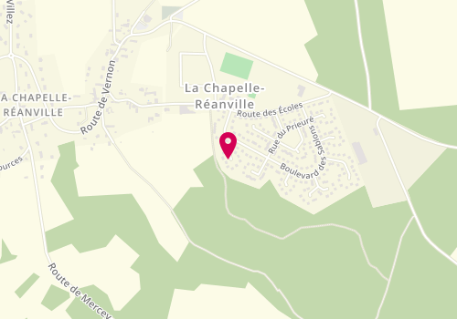 Plan de SAS Btp.n, 114 Rue des Grandes Masures la Chapelle, 27950 La Chapelle-Longueville