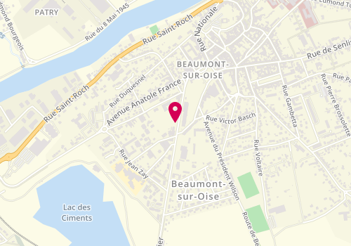 Plan de Pro Reflex, 8 Bis avenue Carnot, 95260 Beaumont-sur-Oise