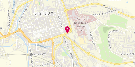 Plan de FLANDRIN Sébastien, 37 Boulevard Jeanne d'Arc
9, 14100 Lisieux