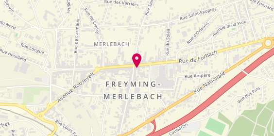Plan de Chapes Europe, 4 Rue de Forbach, 57800 Freyming-Merlebach