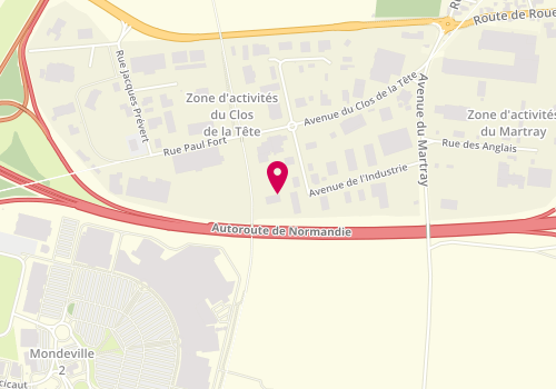 Plan de Lefèvre Caen, Avenue de l'Industrie Zone Industrielle du Martray, 14730 Giberville