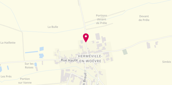 Plan de Adam Freres, 4 Route Fromezey, 55400 Herméville-en-Woëvre