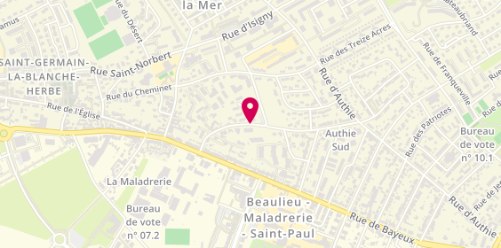 Plan de LEFEVRE Laurent, 22 Bis Rue du Pot d'Etain, 14000 Caen