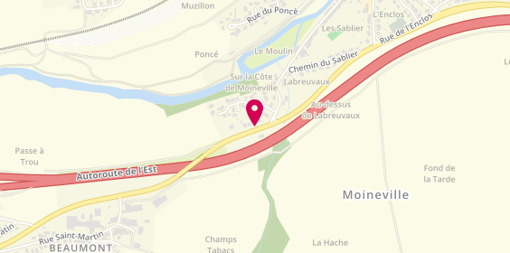 Plan de DEVAUX Ludovic, 7 Bis Route Beaumont, 54580 Moineville