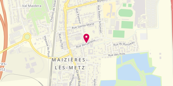 Plan de AM Habitat Buttgen, 45 Rue Pasteur, 57280 Maizières-lès-Metz