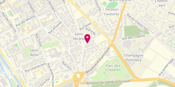 Plan de Facade Flash, 2 Rue Saint-Nicaise, 51100 Reims