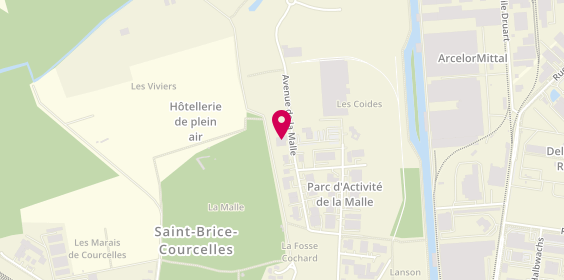 Plan de GC Construction, 19 avenue de la Malle, 51370 Saint-Brice-Courcelles