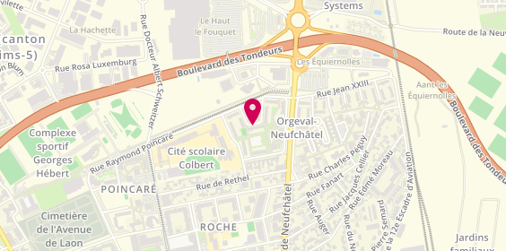Plan de SAS A2C Bat, 33 Rue Yves Beaumont, 51100 Reims