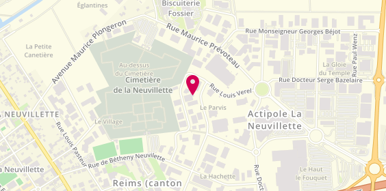 Plan de SM Ravalement (Façadier | Couvreur | Isolation ITE), Actipole la Neuvillette
17 avenue André Margot, 51100 Reims