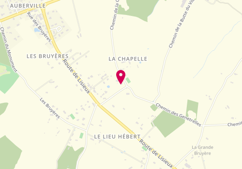 Plan de Portails LAURANT G, 245 chemin de la Chapelle, 14640 Auberville