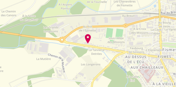 Plan de EURL Décors Façades, 42 Bis Route de Soissons, 51170 Fismes