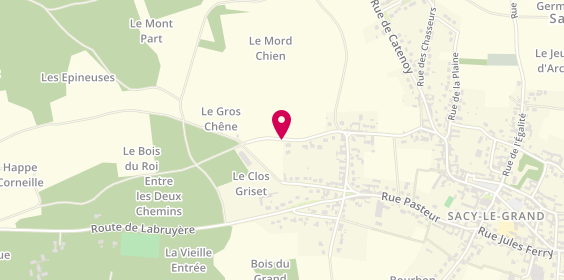 Plan de Adhompaysage, 174 Rue Marcel Vincent, 60700 Sacy-le-Grand