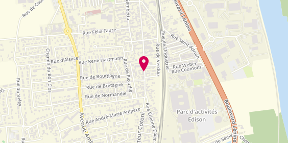 Plan de KALKAN Musa, 104 Rue Lazare Carnot, 76800 Saint-Étienne-du-Rouvray