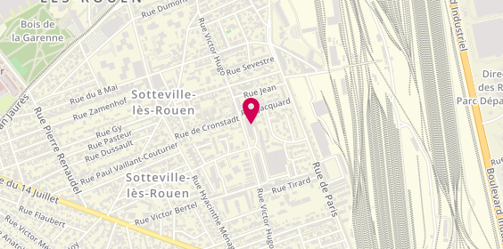 Plan de Etablissements Michel Aprile, 355 Rue Victor Hugo, 76300 Sotteville-lès-Rouen