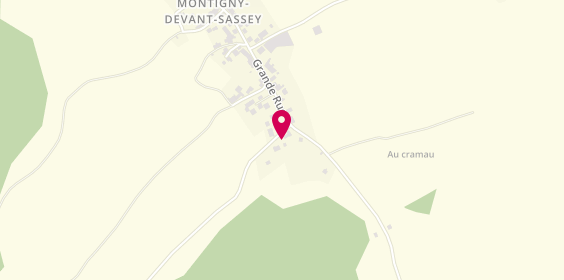 Plan de Odouard Christian, 3 Bis Route de Villers, 55110 Montigny-devant-Sassey