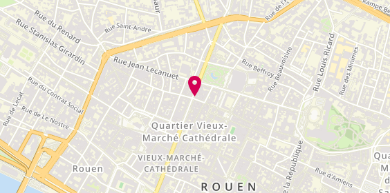 Plan de Kar Bat, 82 Rue Jeanne d'Arc, 76000 Rouen