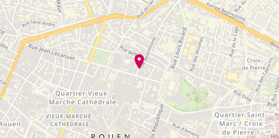 Plan de Toutravo, 52 Rue Beauvoisine, 76000 Rouen