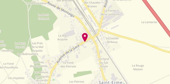 Plan de FAUX Benoît, 9 avenue de la Gare, 02820 Saint-Erme-Outre-et-Ramecourt