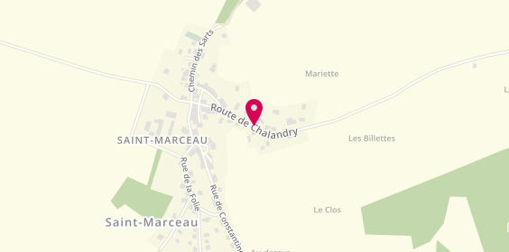 Plan de RODRIGUES Construction, Route de Chalandry, 08160 Saint-Marceau