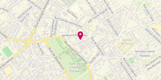 Plan de Donat Aménagement et Renov, 9 Rue Claude Chappe, 02100 Saint-Quentin