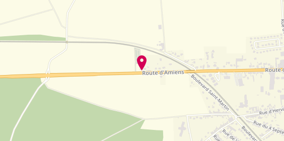 Plan de SARL Gomes Franklin, 119 Route Amiens, 80800 Villers-Bretonneux