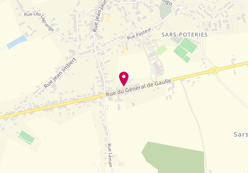 Plan de LEFRANC Samuel, 62 Rue General de Gaulle, 59216 Sars-Poteries