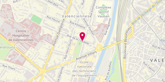 Plan de Concretys, 32 Rue de la Citadelle, 59300 Valenciennes