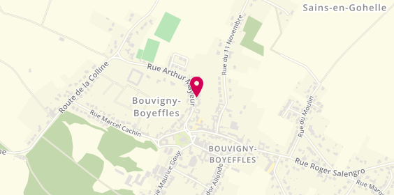 Plan de MN Façade, 22 Rue Arthur Mayeur, 62172 Bouvigny-Boyeffles