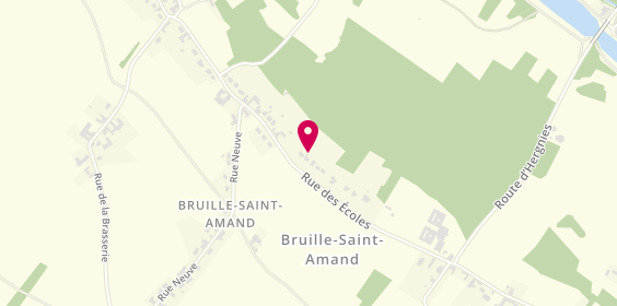 Plan de Lenud Construction, 480 Rue des Écoles, 59199 Bruille-Saint-Amand