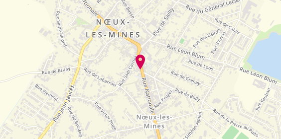 Plan de Artisan Batisseur, 192 Rue Nationale, Bis, 62290 Nœux-les-Mines