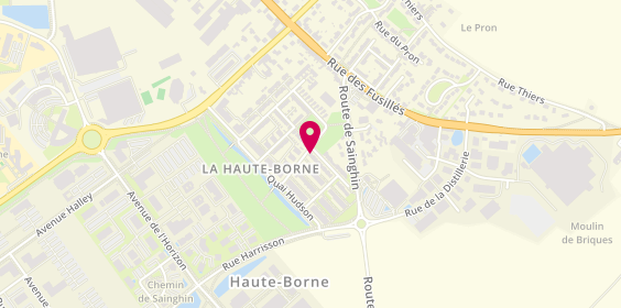 Plan de Akli Batiment, 2 Rue du Houblon, 59650 Villeneuve-d'Ascq