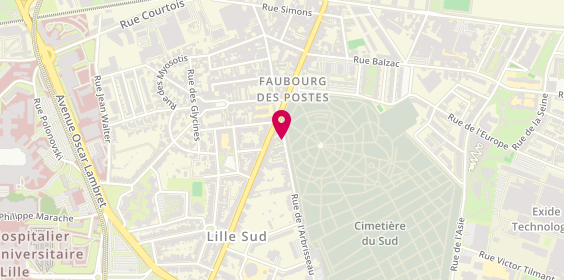 Plan de AD Constructions, 6 Bis Rue de l'Arbrisseau, 59000 Lille