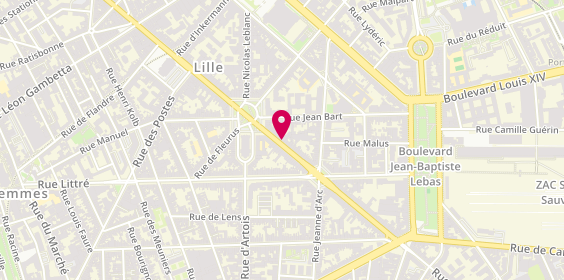 Plan de Cmdf, 229 Rue Solférino, 59000 Lille