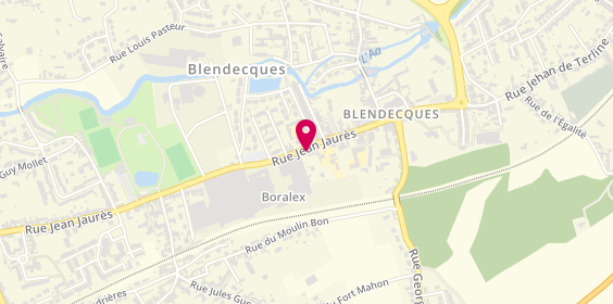 Plan de Etablissement BACKER René, 39 Rue Jean Jaurès, 62575 Blendecques