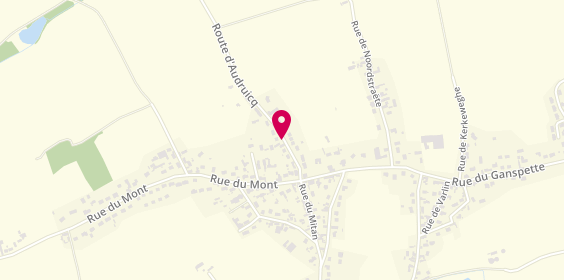 Plan de Bvf 62, 68 Rue du Mont 4 Route Audruicq, 62910 Éperlecques